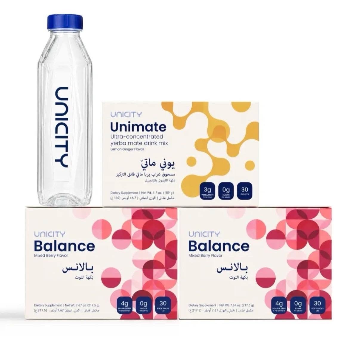 9c2c84c5-0d4f-410b-8810-df8a49fecccc يوني ماتي ليمون وزنجبيل + 2 بالانس توت + مع زجاجة هدية - Image 1